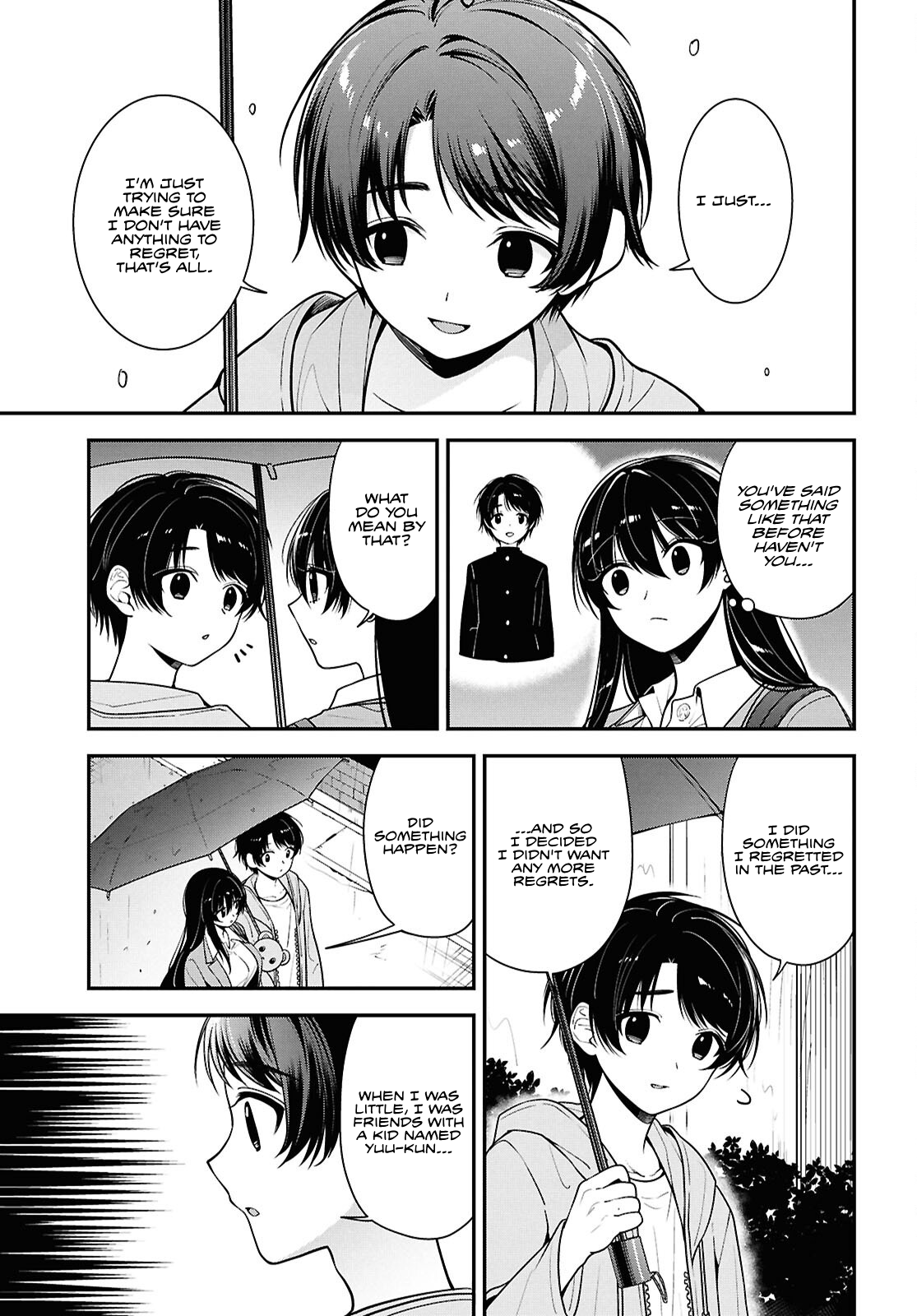 The Yankee Shimizu-san Sitting Next To Me Has Dyed Her Hair Black Chapter 8.1 - Page 16