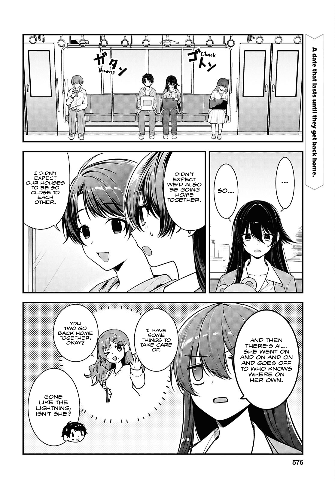 The Yankee Shimizu-san Sitting Next To Me Has Dyed Her Hair Black Chapter 8.1 - Page 3