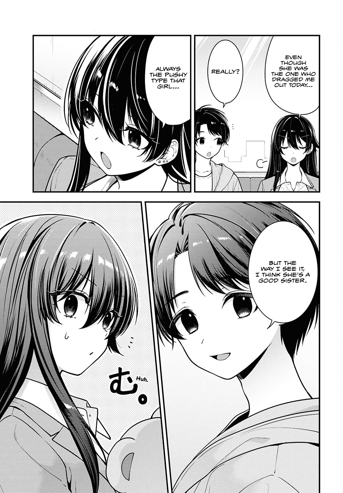 The Yankee Shimizu-san Sitting Next To Me Has Dyed Her Hair Black Chapter 8.1 - Page 4