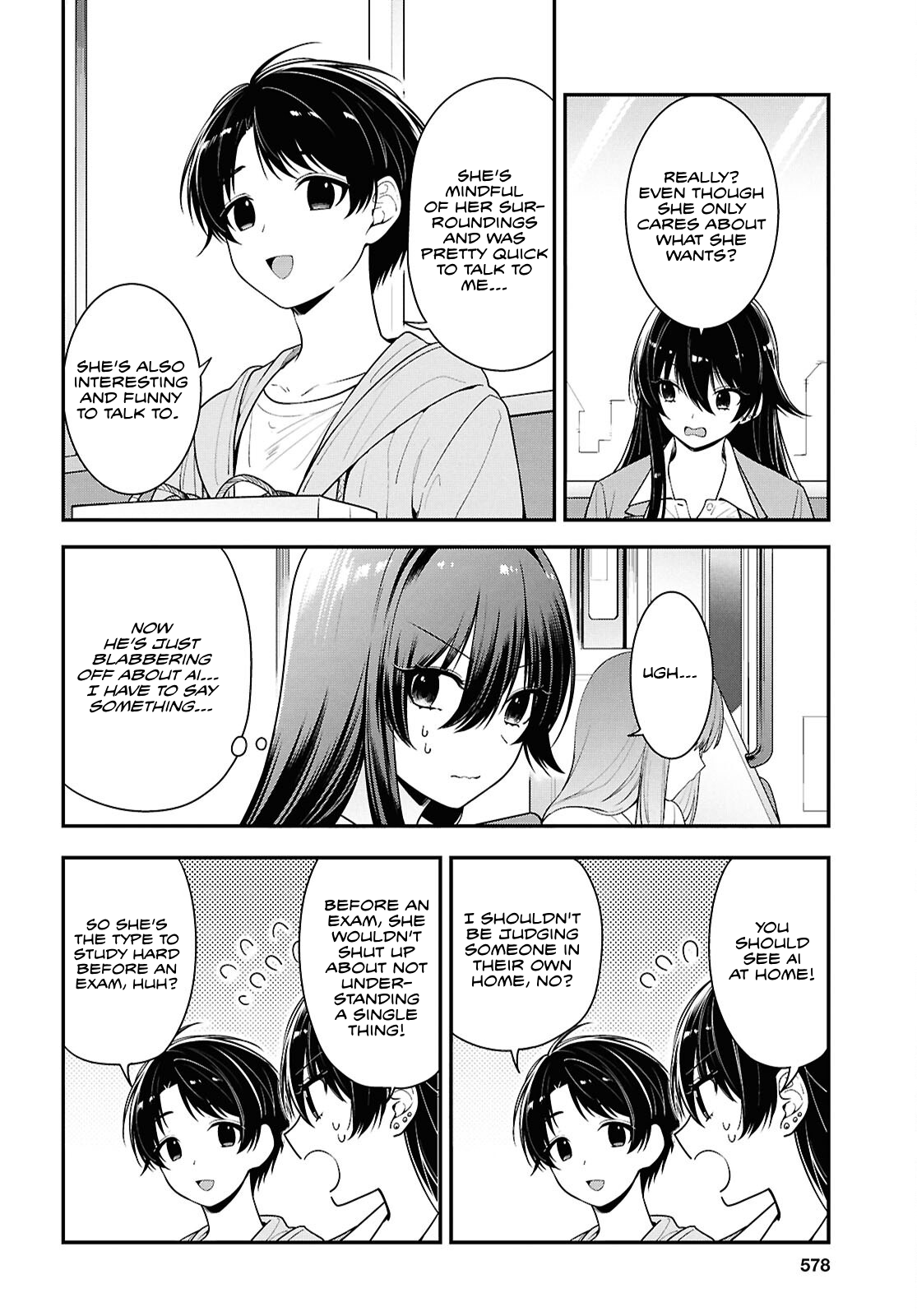 The Yankee Shimizu-san Sitting Next To Me Has Dyed Her Hair Black Chapter 8.1 - Page 5