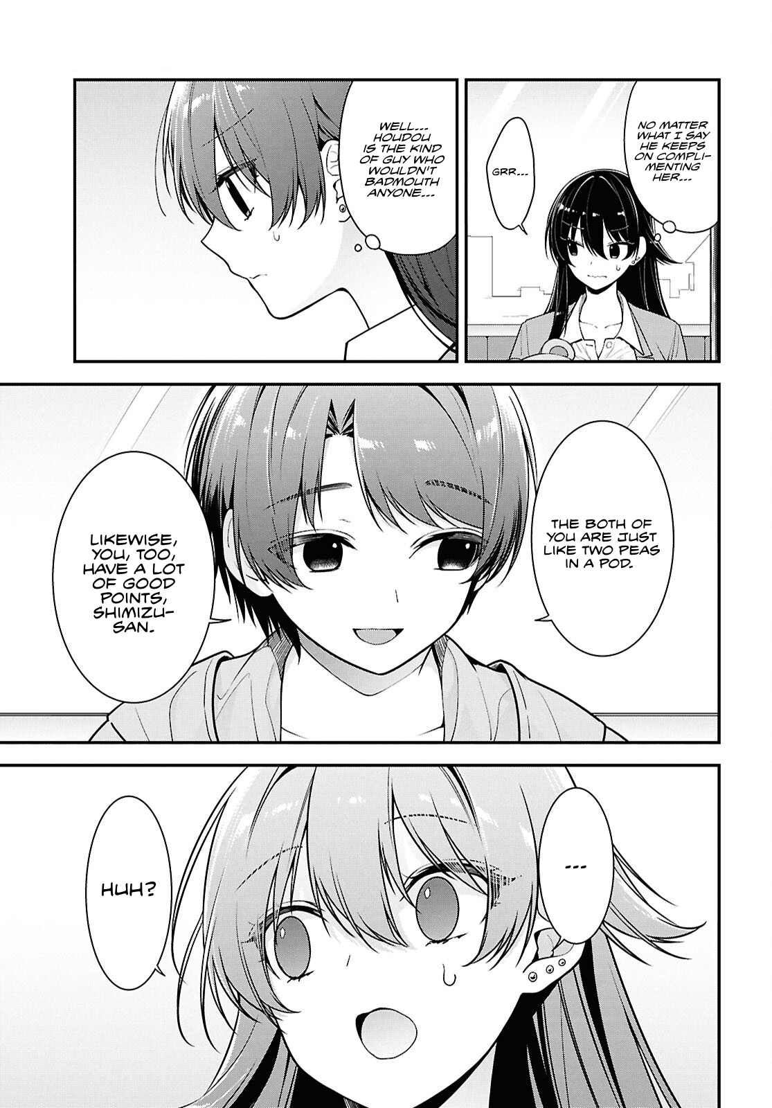 The Yankee Shimizu-san Sitting Next To Me Has Dyed Her Hair Black Chapter 8.1 - Page 6