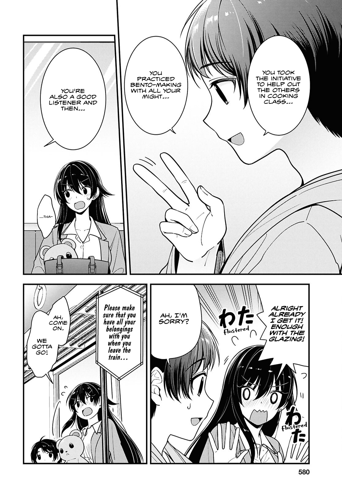 The Yankee Shimizu-san Sitting Next To Me Has Dyed Her Hair Black Chapter 8.1 - Page 7