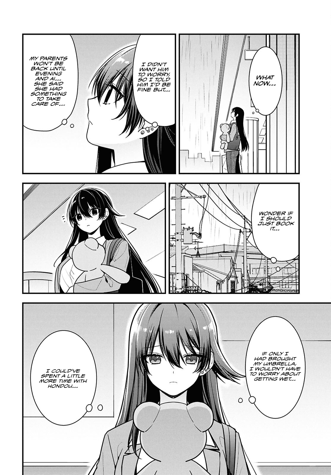 The Yankee Shimizu-san Sitting Next To Me Has Dyed Her Hair Black Chapter 8.1 - Page 9