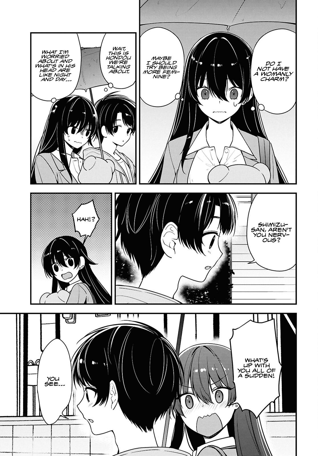 The Yankee Shimizu-san Sitting Next To Me Has Dyed Her Hair Black Chapter 8.2 - Page 11
