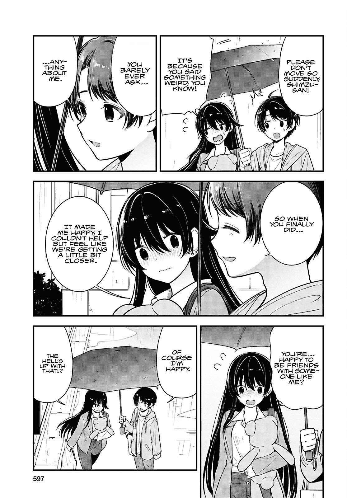 The Yankee Shimizu-san Sitting Next To Me Has Dyed Her Hair Black Chapter 8.2 - Page 6