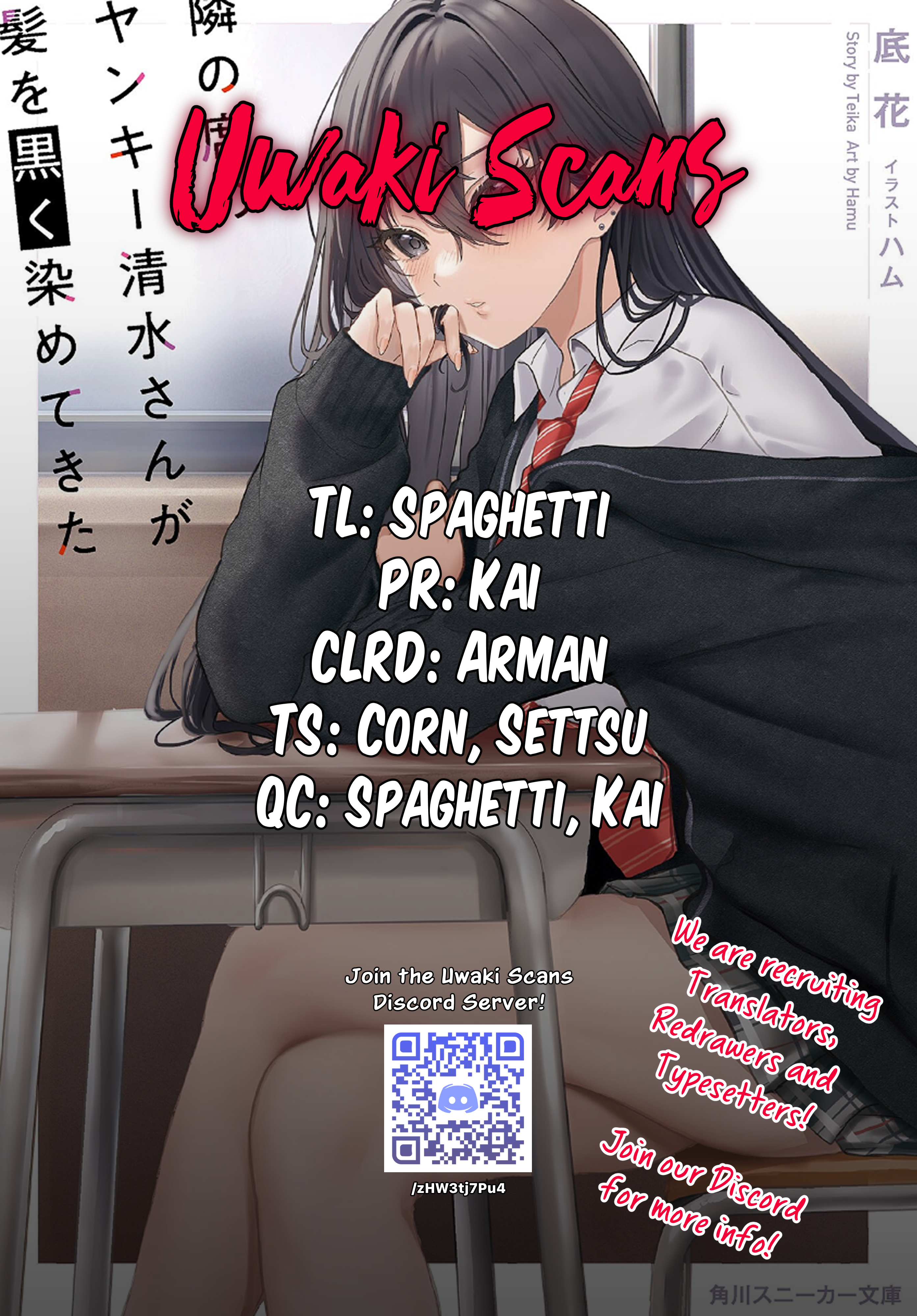 The Yankee Shimizu-san Sitting Next To Me Has Dyed Her Hair Black Chapter 9 - Page 1