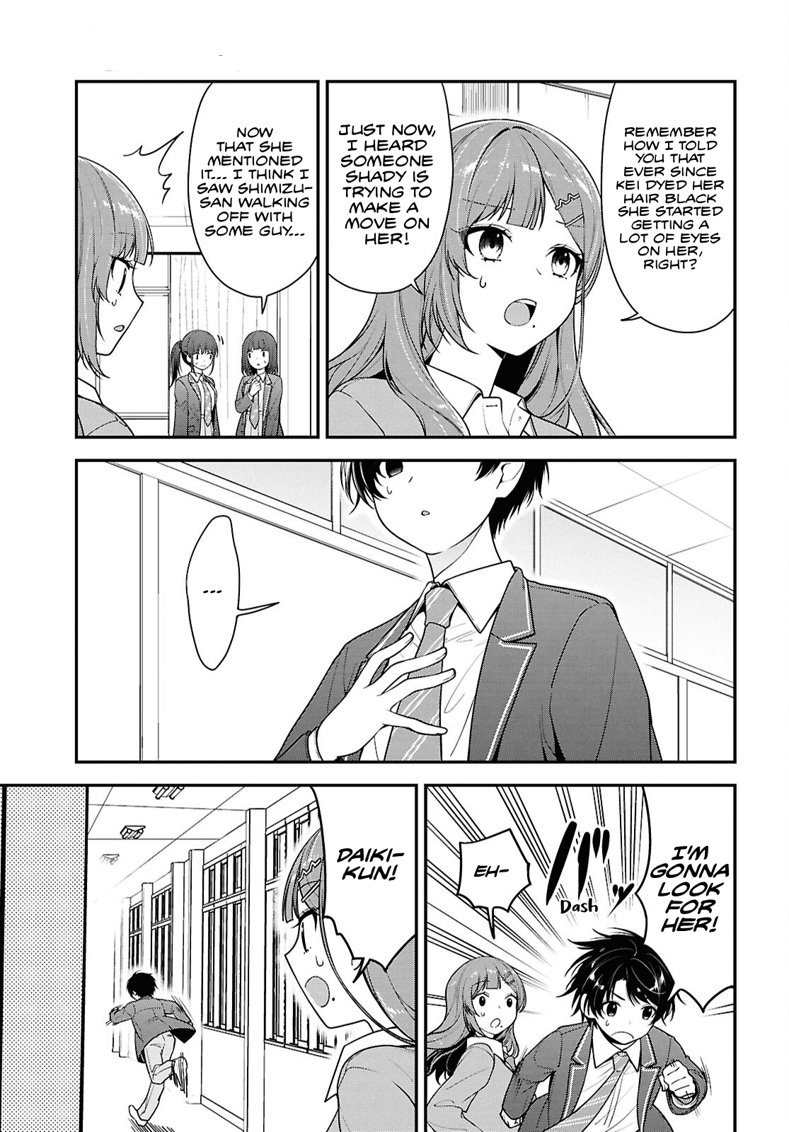 The Yankee Shimizu-san Sitting Next To Me Has Dyed Her Hair Black Chapter 9 - Page 11