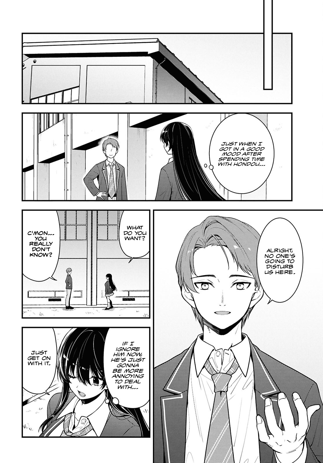 The Yankee Shimizu-san Sitting Next To Me Has Dyed Her Hair Black Chapter 9 - Page 12