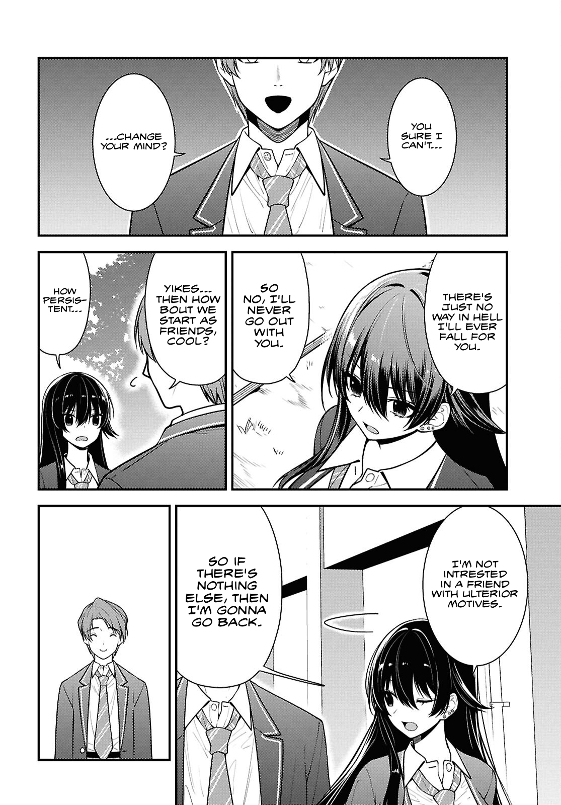 The Yankee Shimizu-san Sitting Next To Me Has Dyed Her Hair Black Chapter 9 - Page 16