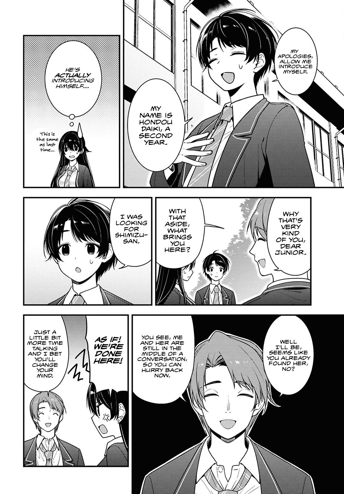 The Yankee Shimizu-san Sitting Next To Me Has Dyed Her Hair Black Chapter 9 - Page 22