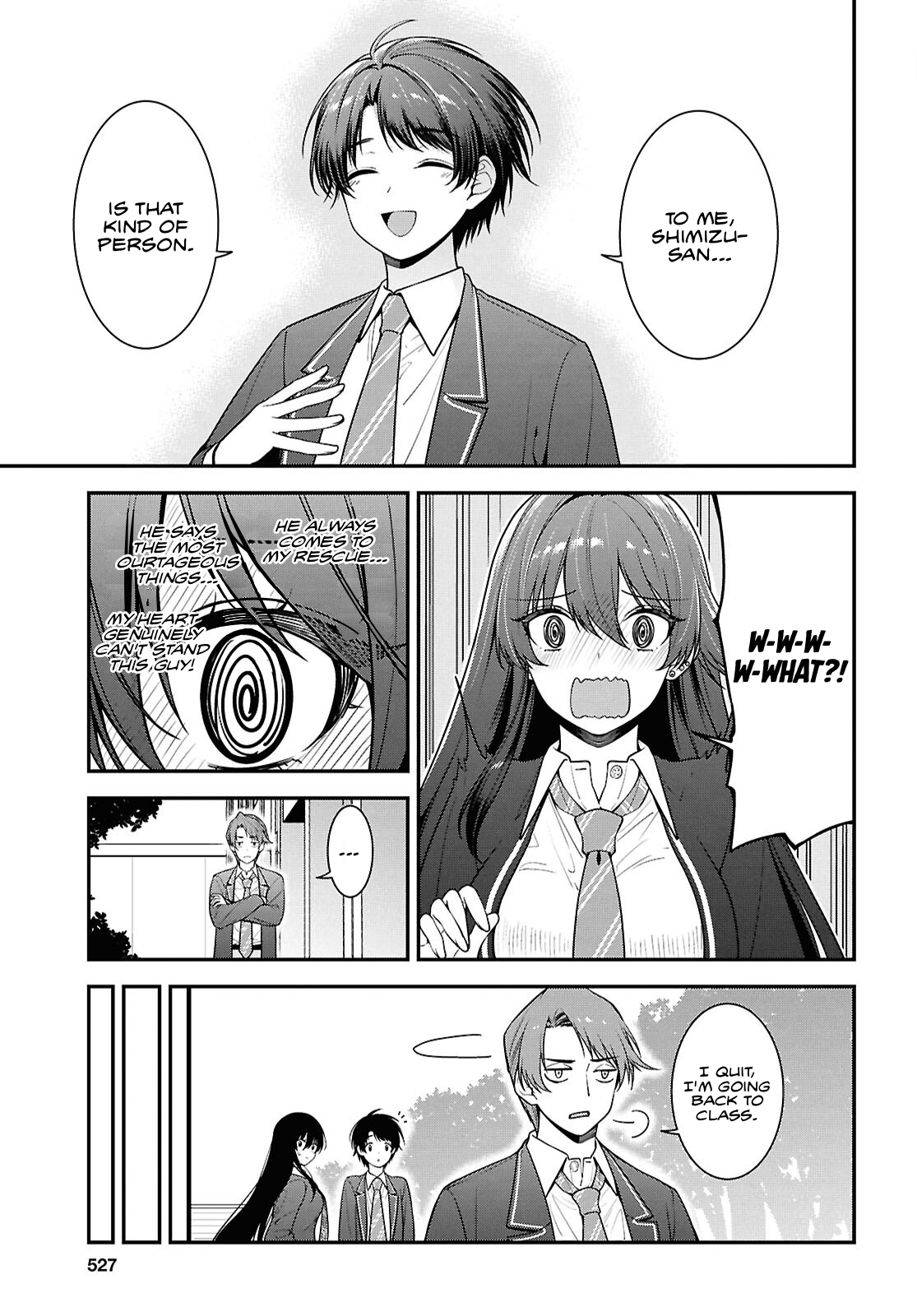 The Yankee Shimizu-san Sitting Next To Me Has Dyed Her Hair Black Chapter 9 - Page 30
