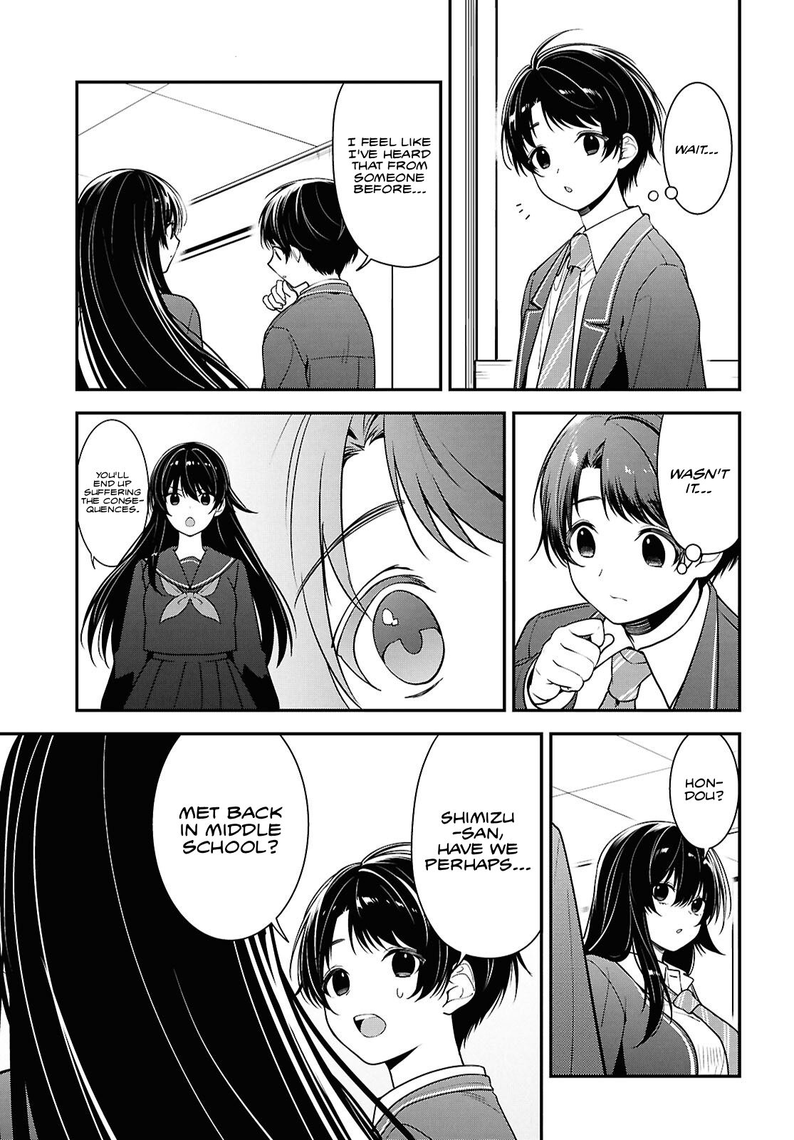 The Yankee Shimizu-san Sitting Next To Me Has Dyed Her Hair Black Chapter 9 - Page 32