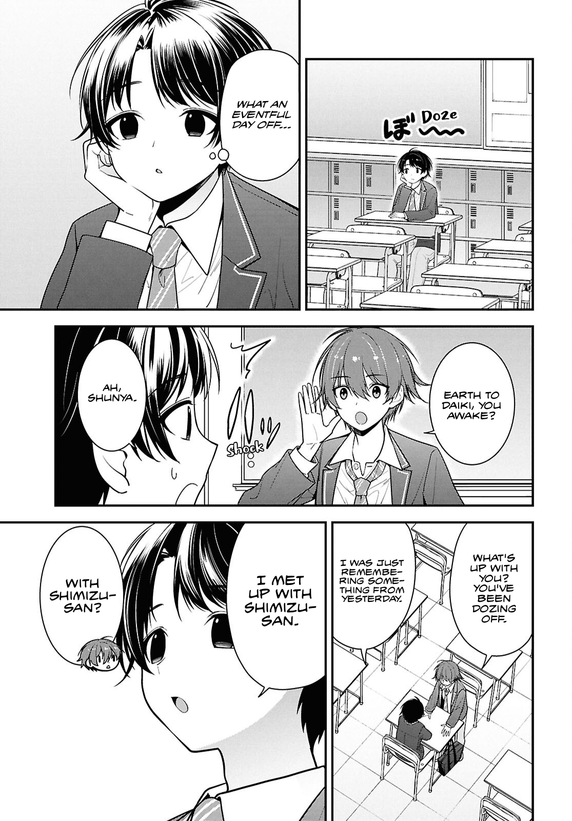 The Yankee Shimizu-san Sitting Next To Me Has Dyed Her Hair Black Chapter 9 - Page 7