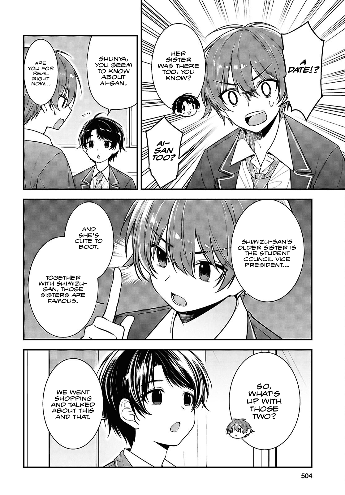 The Yankee Shimizu-san Sitting Next To Me Has Dyed Her Hair Black Chapter 9 - Page 8