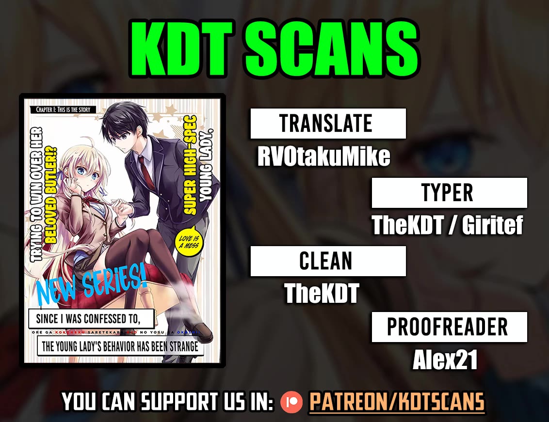 The Young Lady Has Been Acting Weird Ever Since Someone Confessed to Me Chapter 2 - Page 1