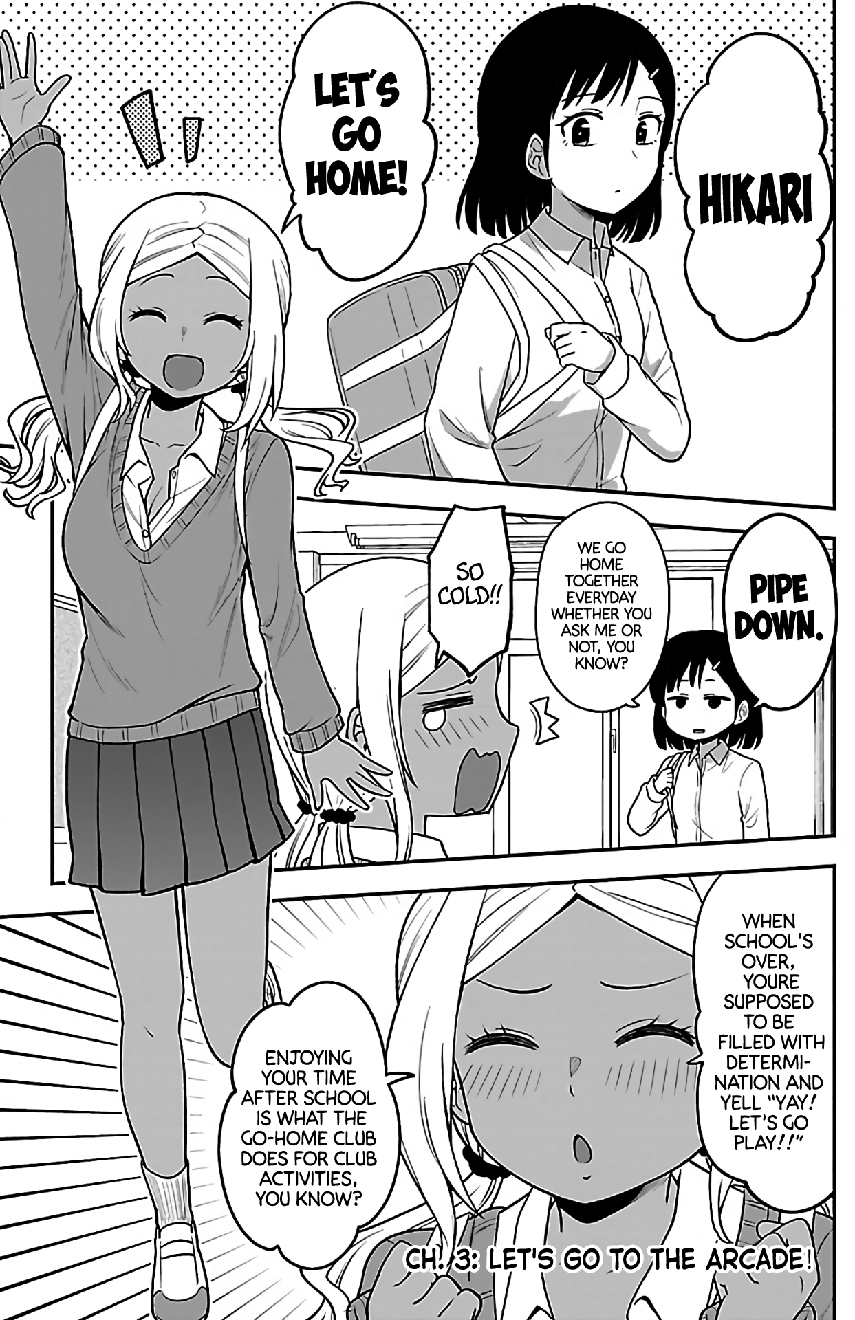 There’s a Ghost Behind the Gyaru Chapter 3 - Page 1