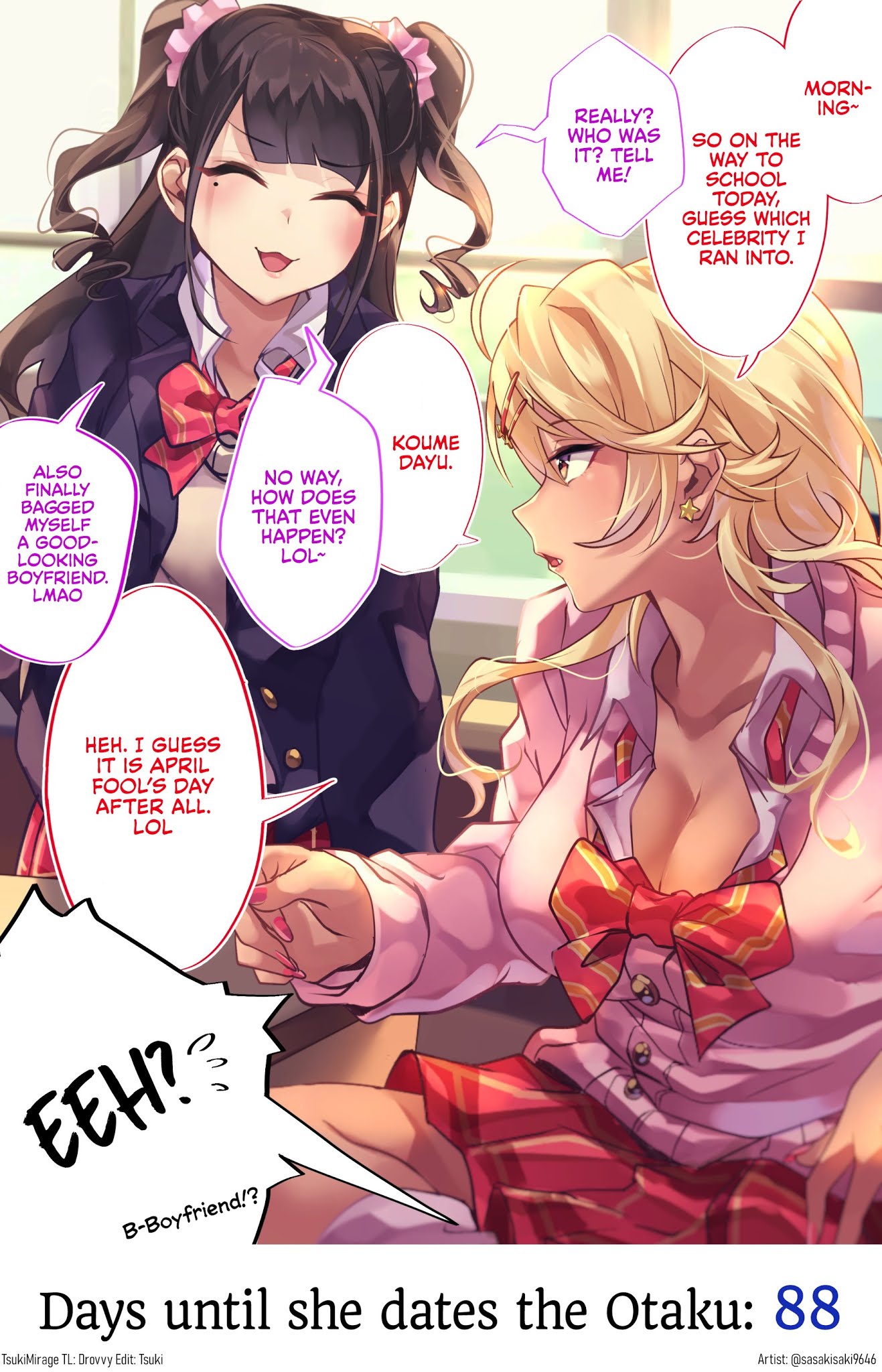 This Gyaru Will Date the Otaku in 100 Days Chapter 12 - Page 1