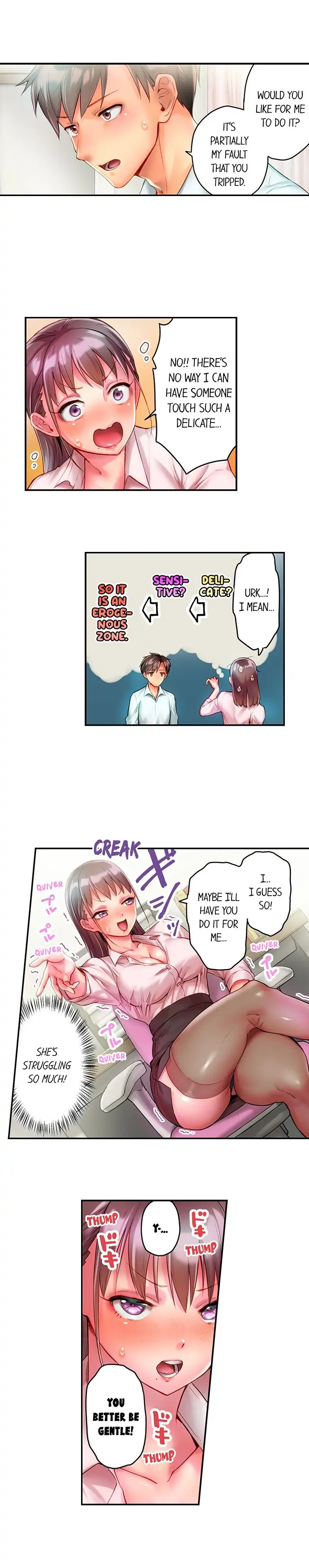 This Slouching Girl’s Nipples Are So Sensitive…! Chapter 13 - Page 9