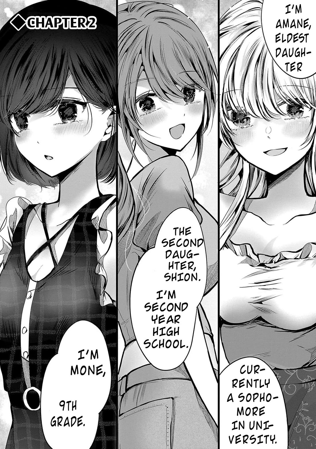 Three Sisters in Love With You Chapter 2 - Page 1