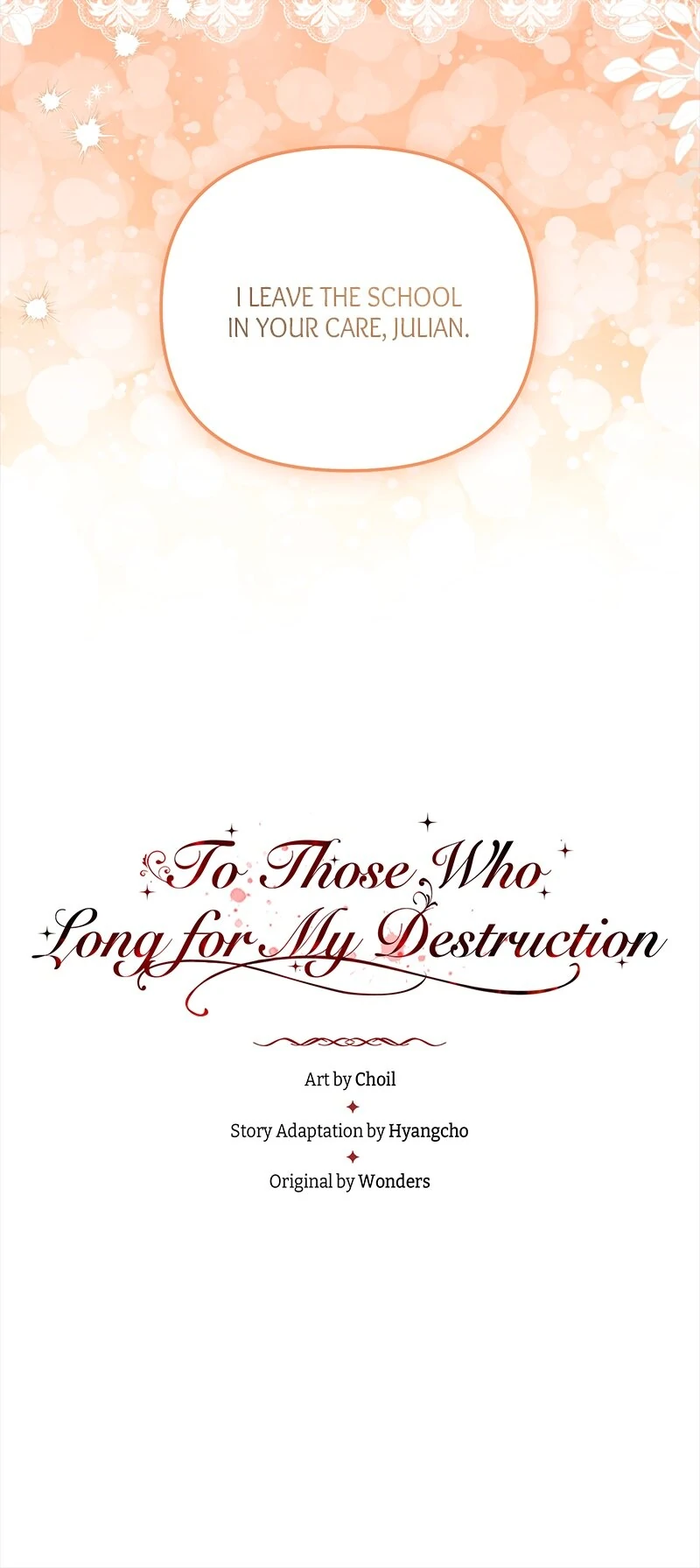 To Those Who Long for My Destruction Chapter 85 - Page 7