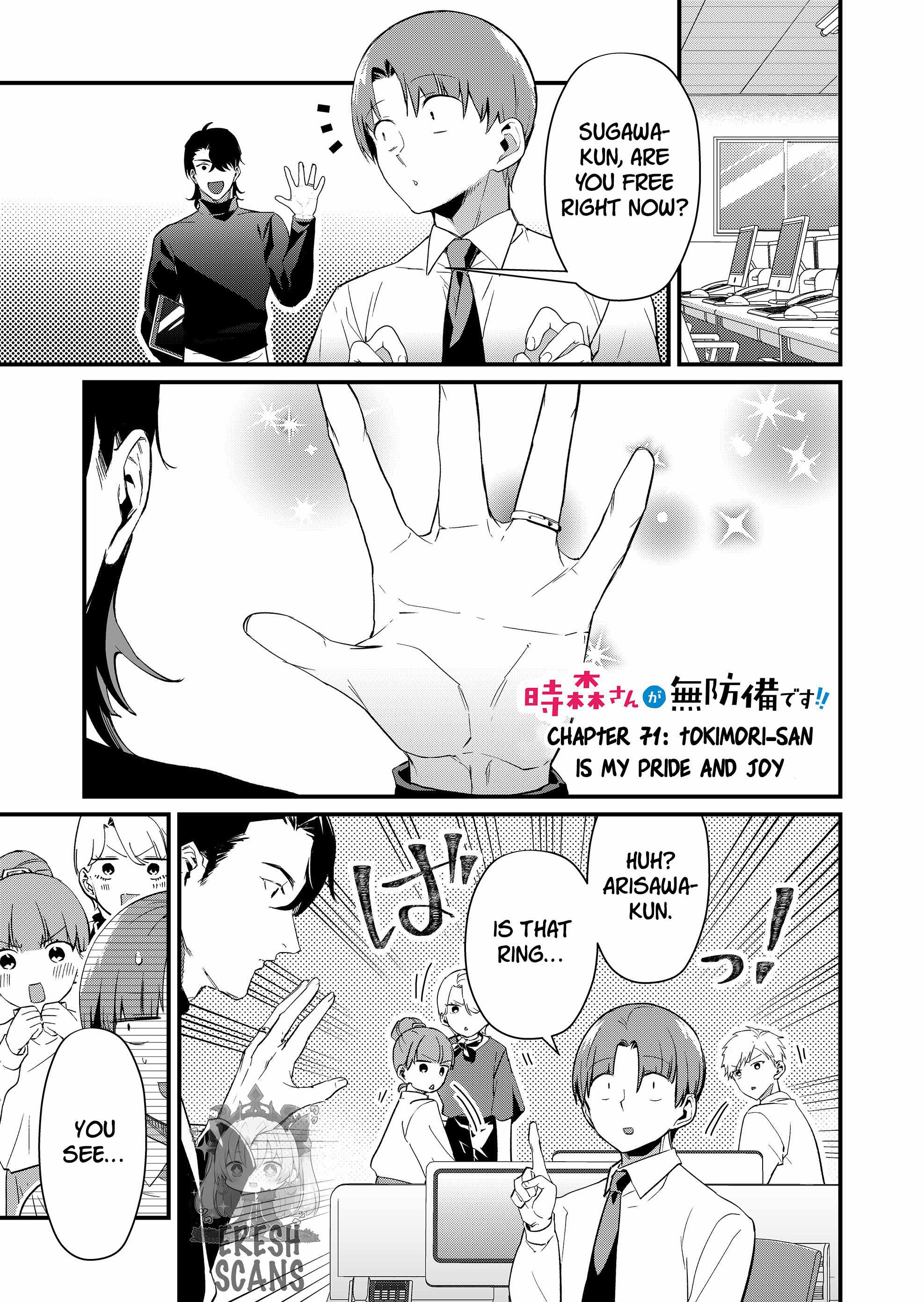 Tokimari-san is Completely Defenseless!! Chapter 71 - Page 1