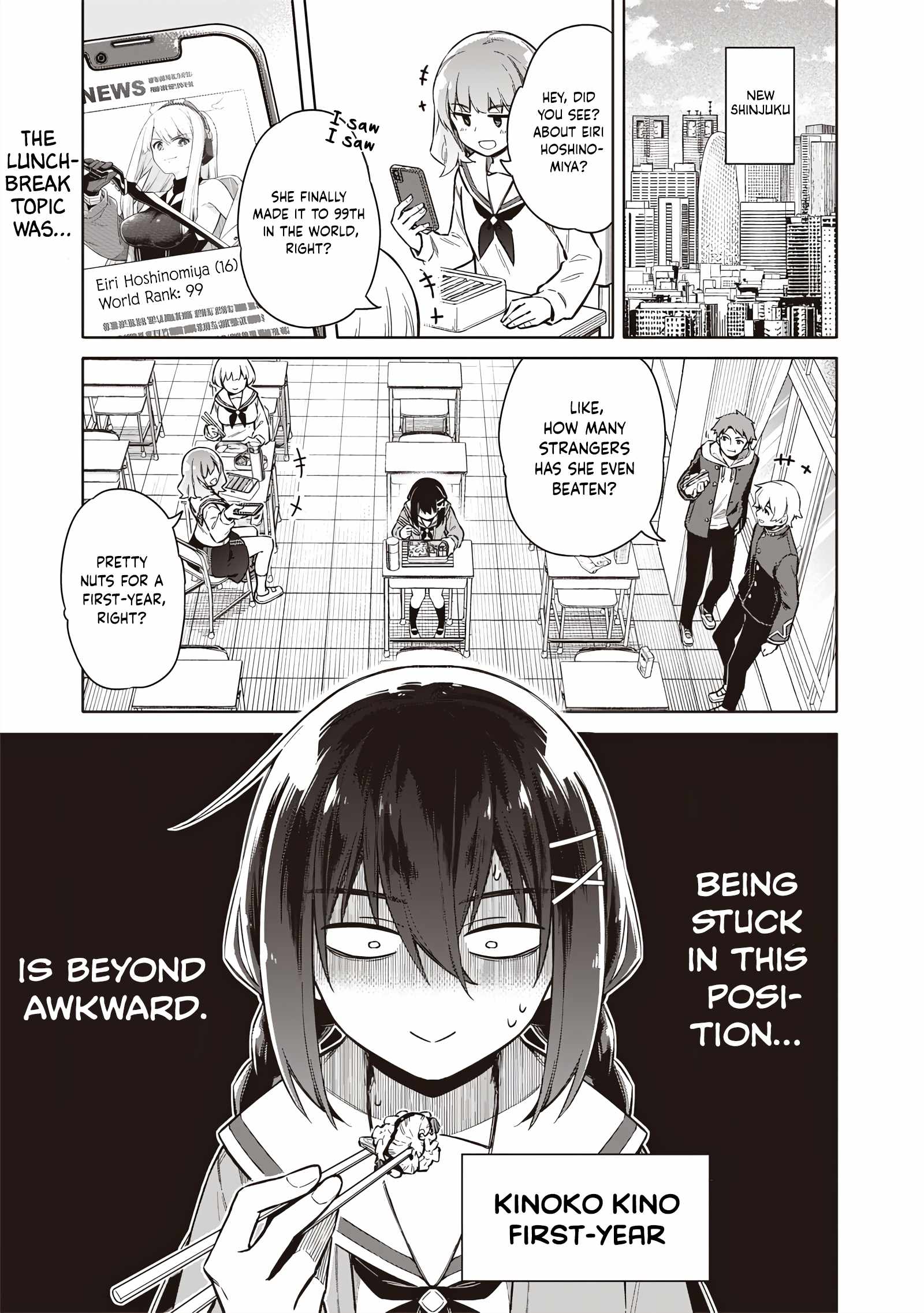 Tokyo KINOKO: The High School Girl with the World’s Lowest Ranking Social Skills Chapter 1 - Page 2