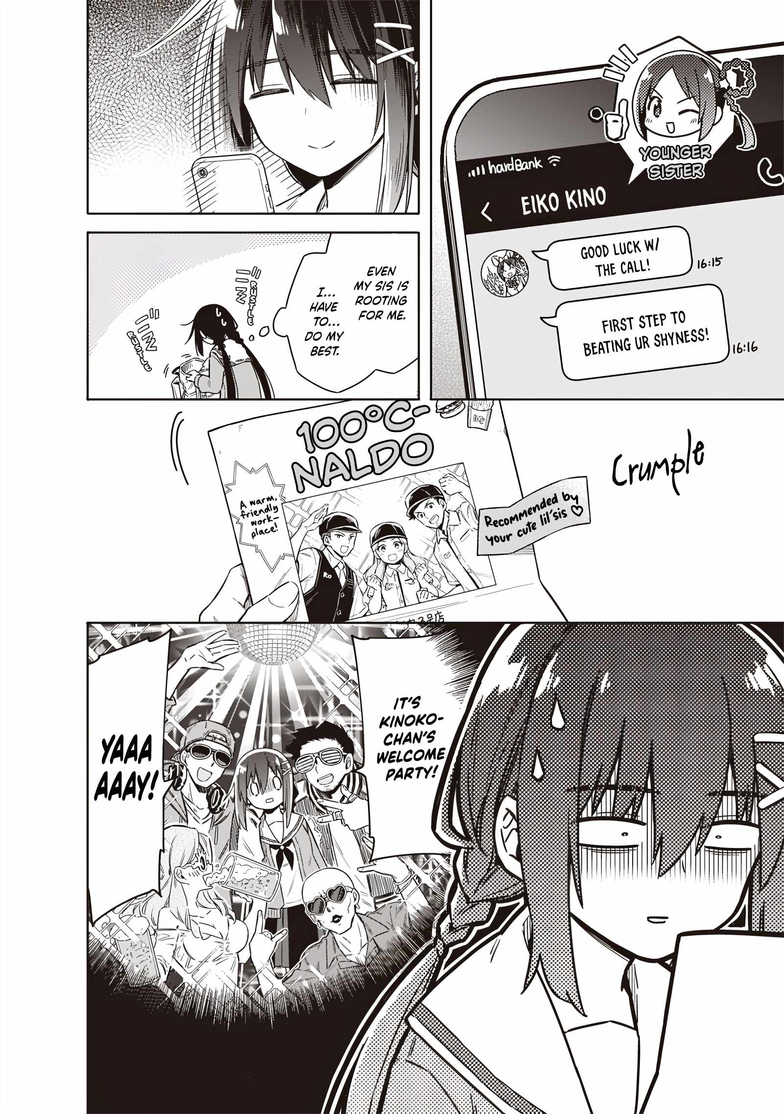 Tokyo KINOKO: The High School Girl with the World’s Lowest Ranking Social Skills Chapter 1 - Page 9