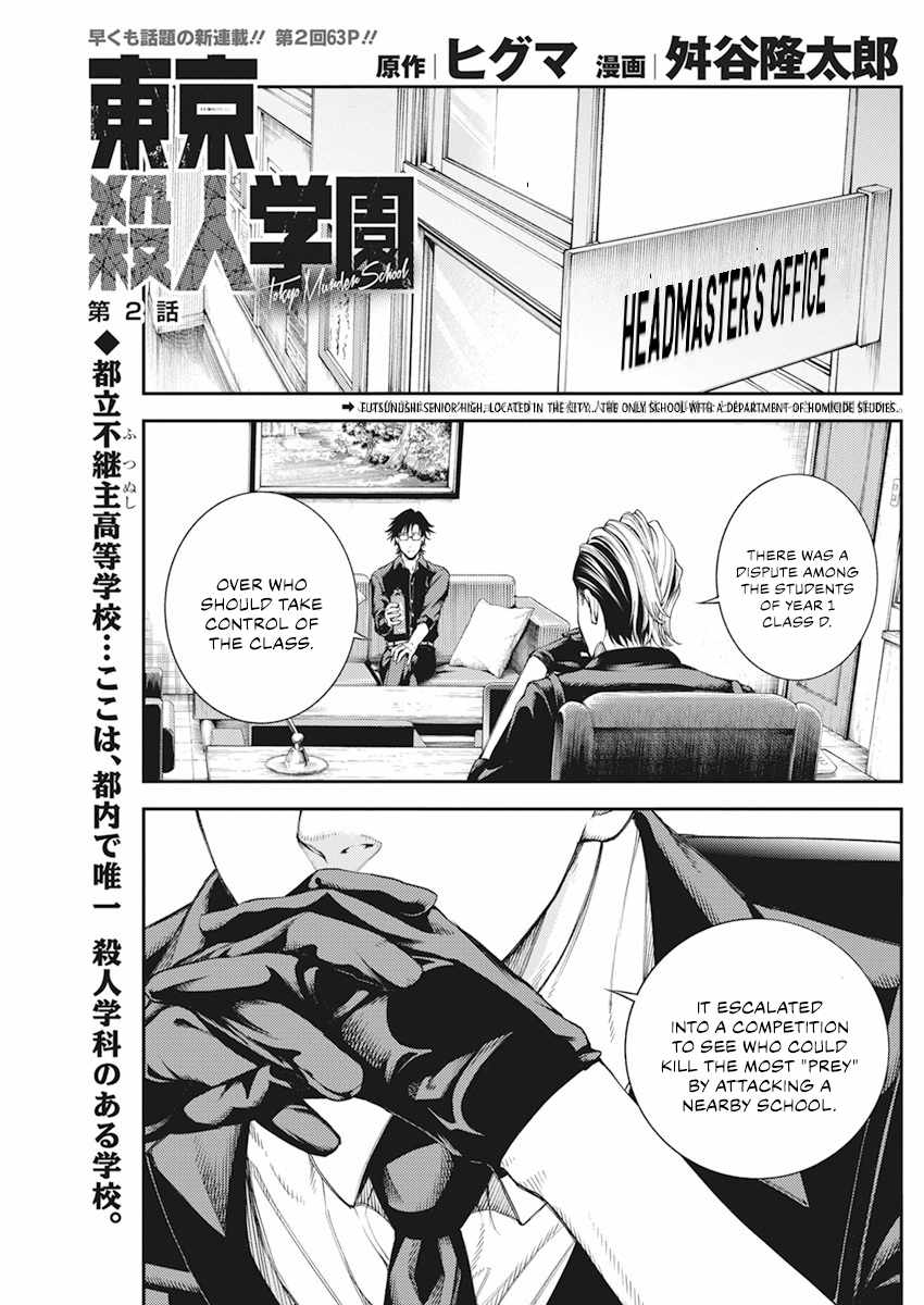 Tokyo Murder School Chapter 2.1 - Page 2