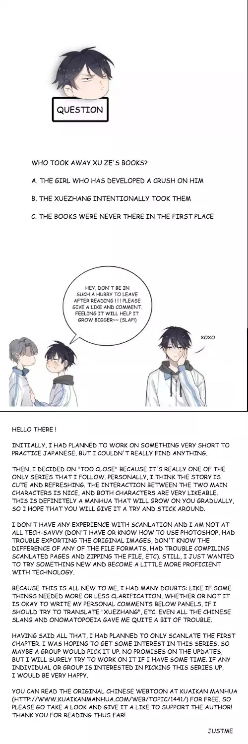 Too Close Chapter 2 - Page 18