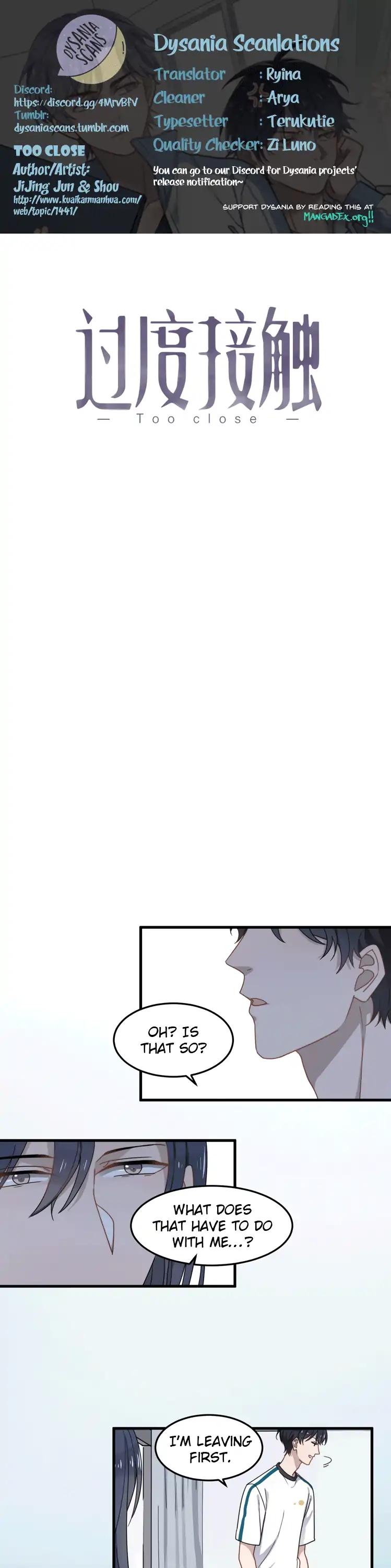 Too Close Chapter 50 - Page 1