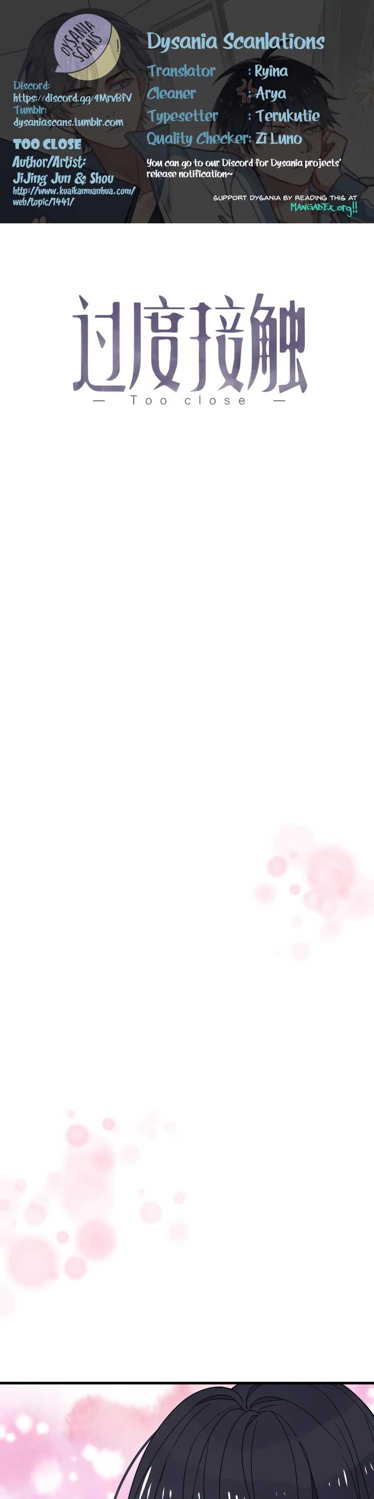 Too Close Chapter 56 - Page 1