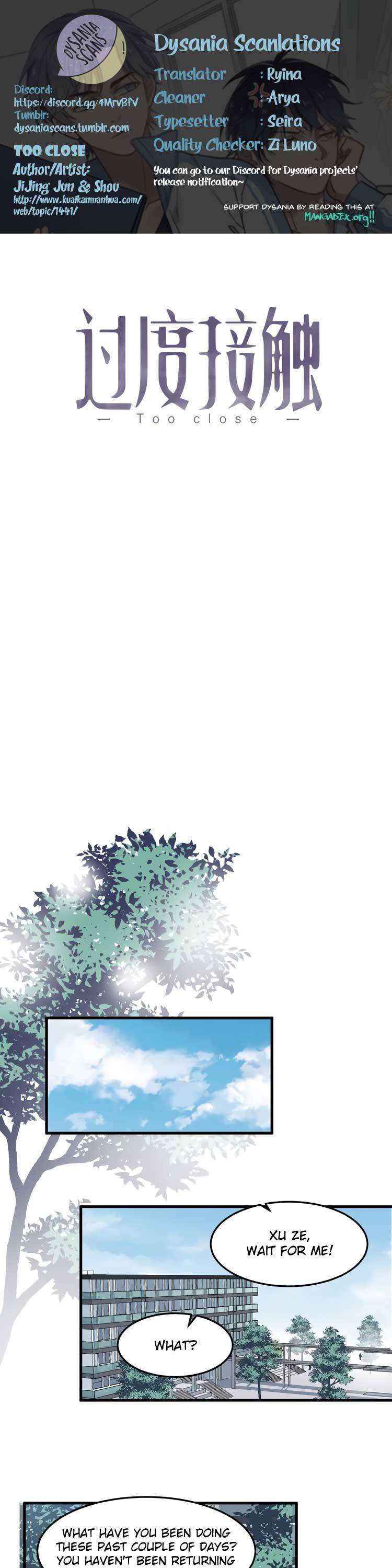 Too Close Chapter 57 - Page 1