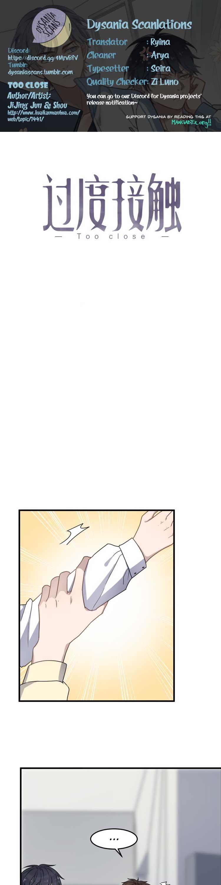 Too Close Chapter 63 - Page 1