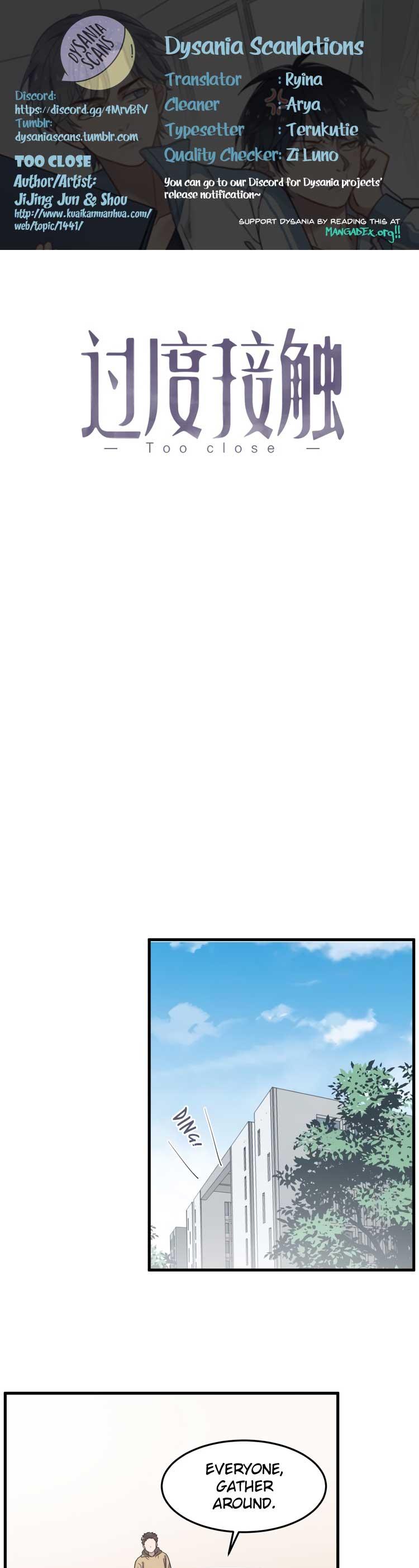 Too Close Chapter 64 - Page 1
