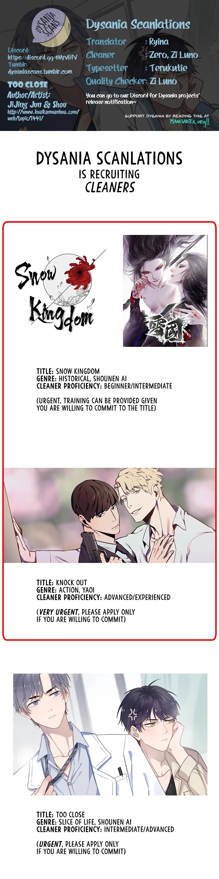 Too Close Chapter 68 - Page 1