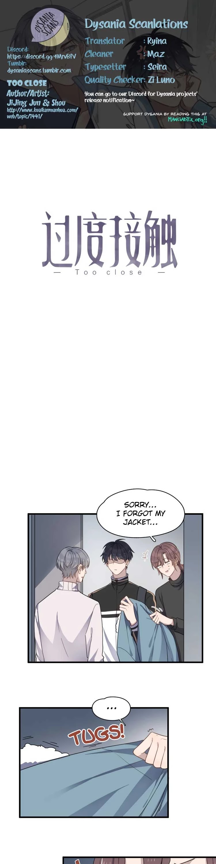 Too Close Chapter 75 - Page 1