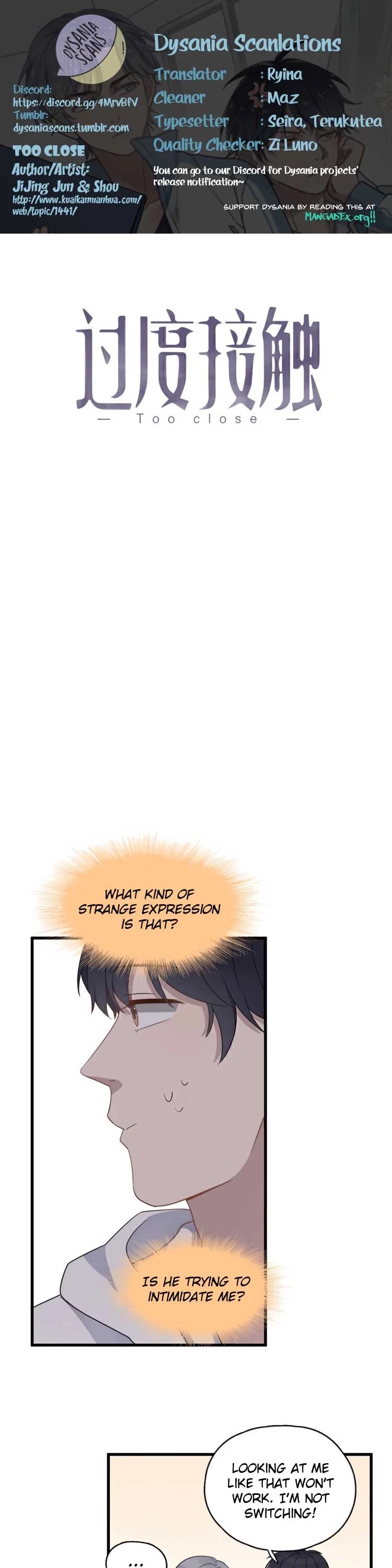 Too Close Chapter 81 - Page 1
