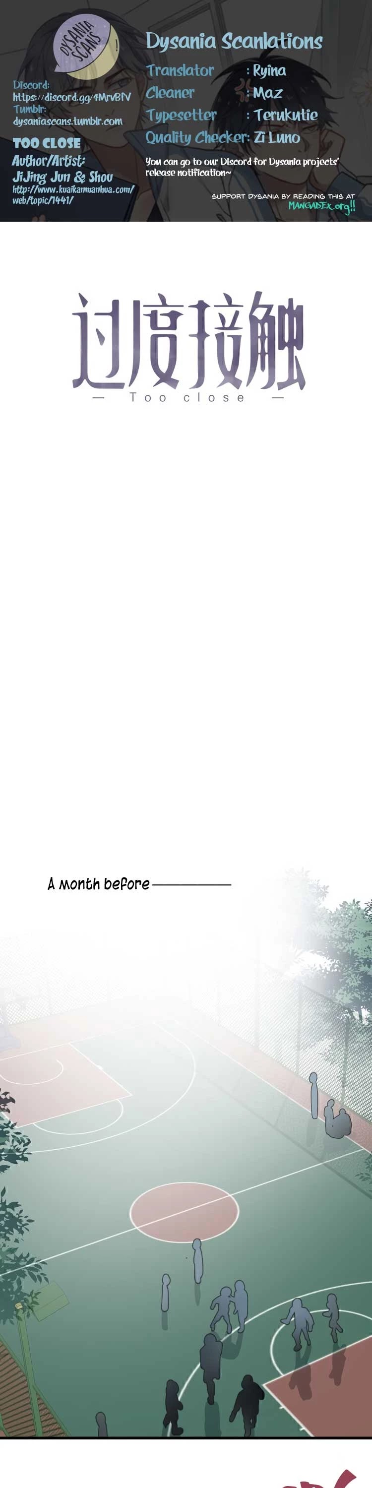 Too Close Chapter 84 - Page 1