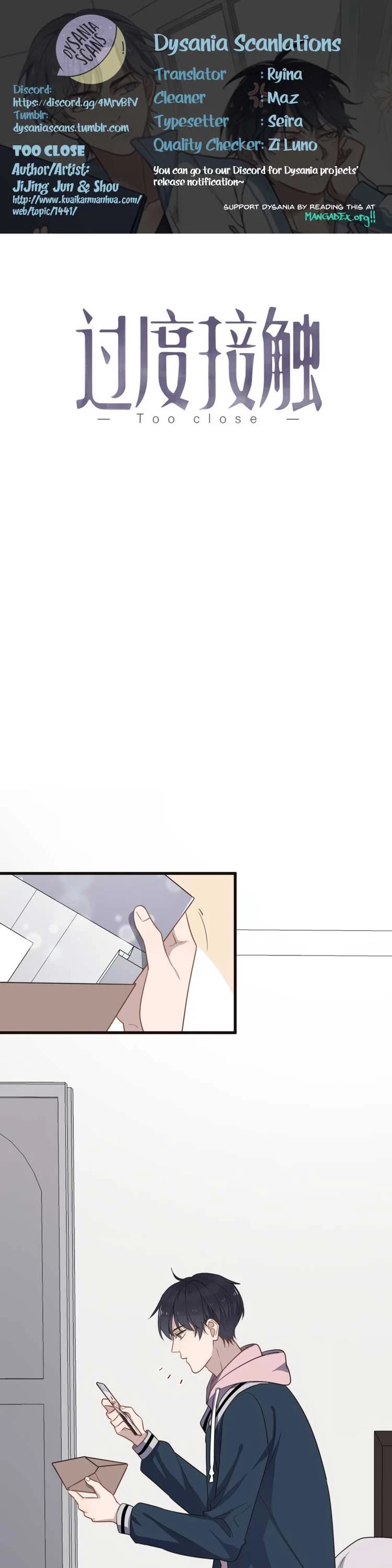 Too Close Chapter 87 - Page 1