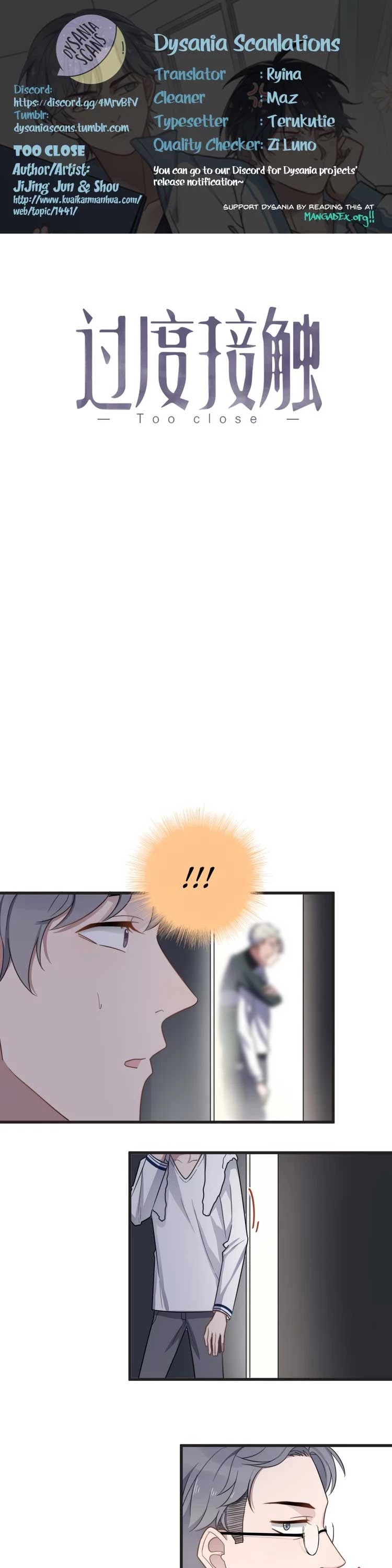 Too Close Chapter 92 - Page 1