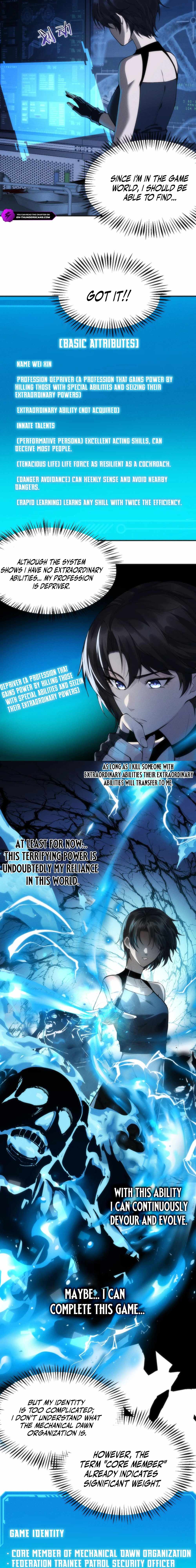 Transmigrating Into the Cyber Game After Being on Top for Killing Boss Chapter 1 - Page 7