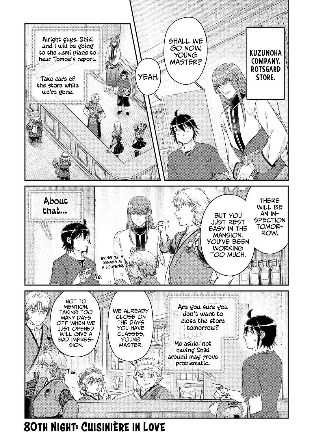 Tsuki ga Michibiku Isekai Douchuu Chapter 80 - Page 2