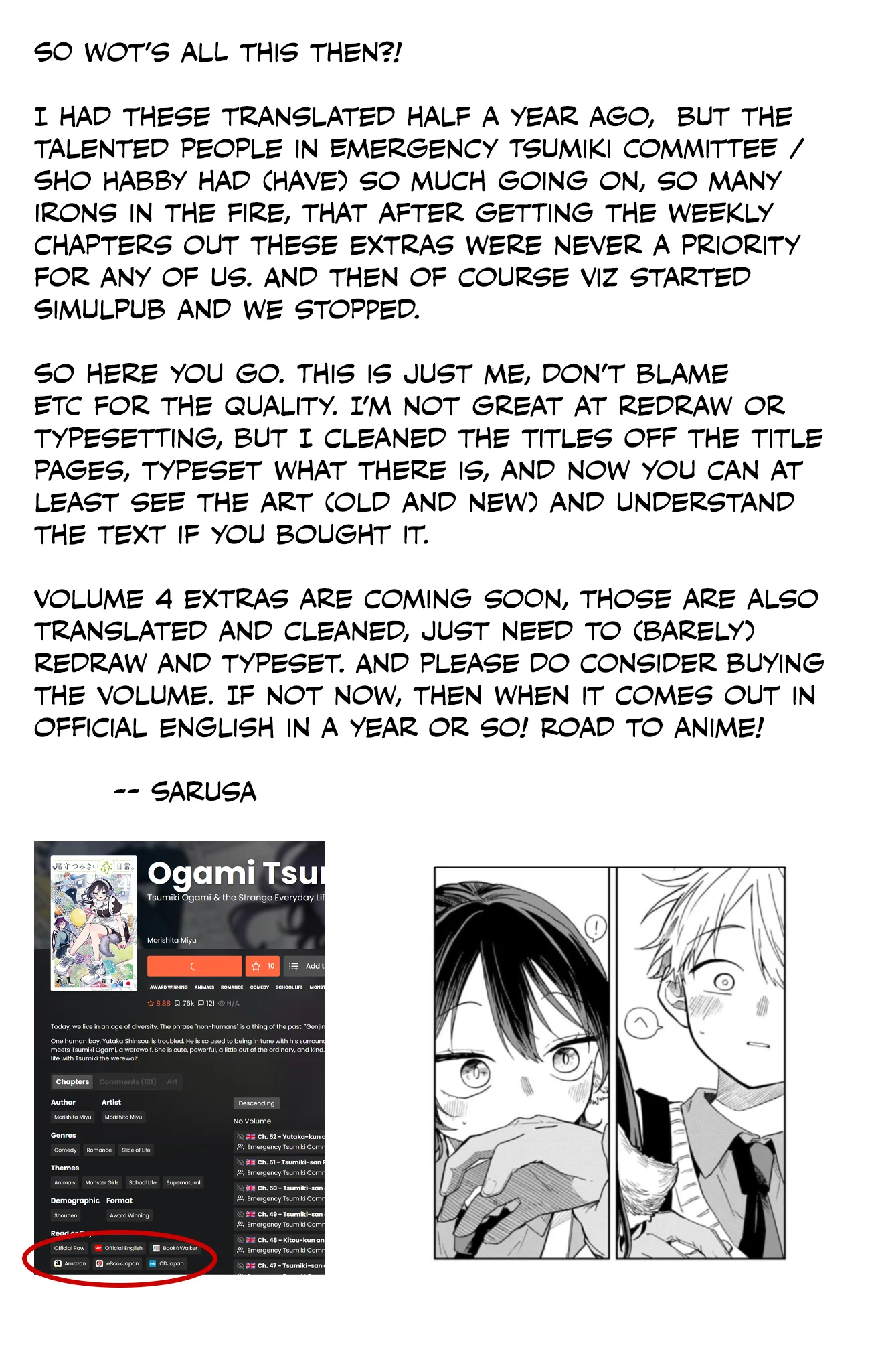 Tsumiki Ogami & the Strange Everyday Life Chapter 25.5 - Page 29
