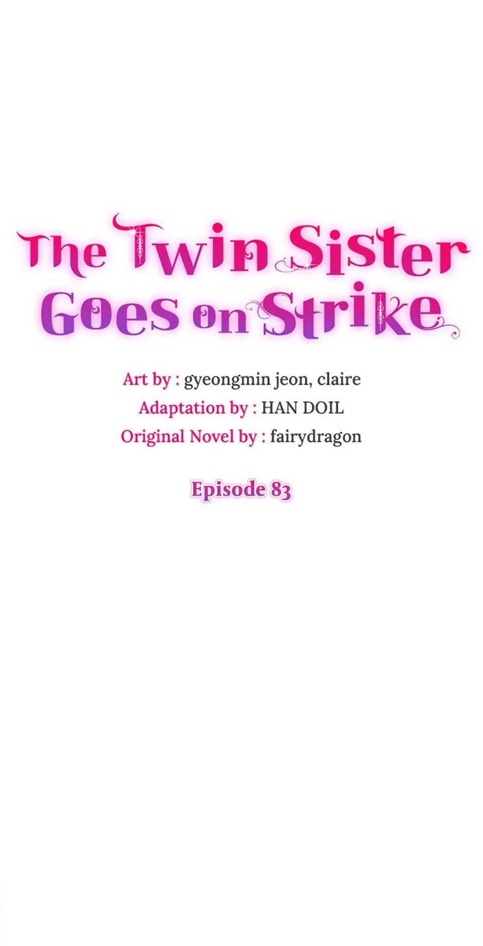 Twin Sister’s Strike Declaration Chapter 83 - Page 1