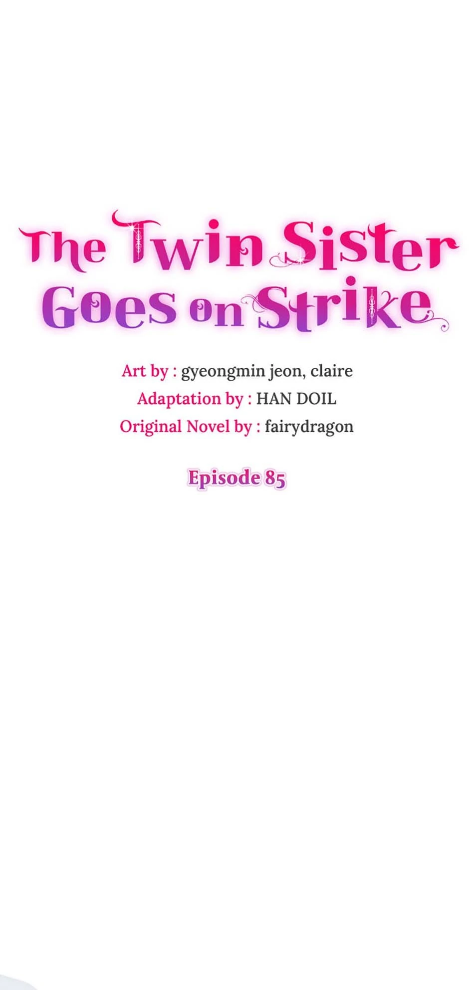 Twin Sister’s Strike Declaration Chapter 85 - Page 1