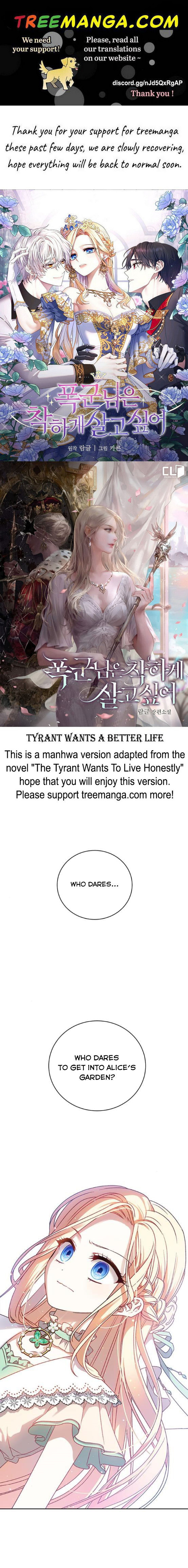 Tyrant Wants a Better Life Chapter 2 - Page 0