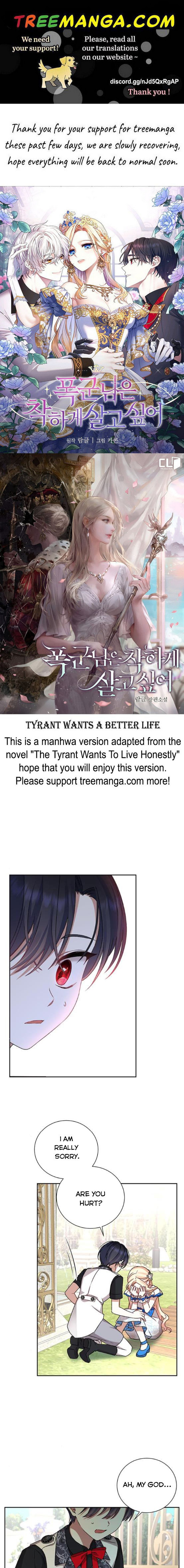 Tyrant Wants a Better Life Chapter 3 - Page 0
