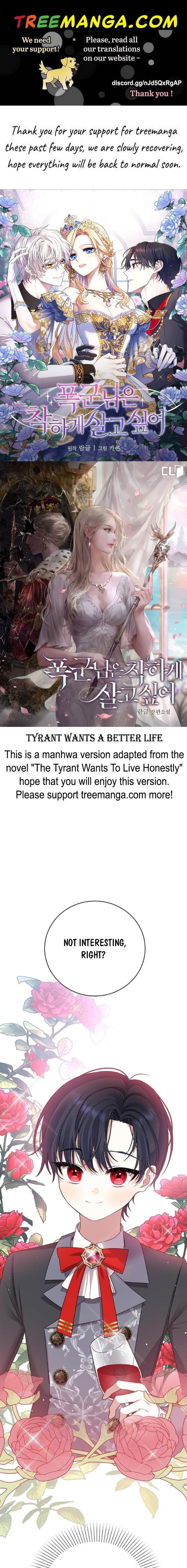 Tyrant Wants a Better Life Chapter 5 - Page 0