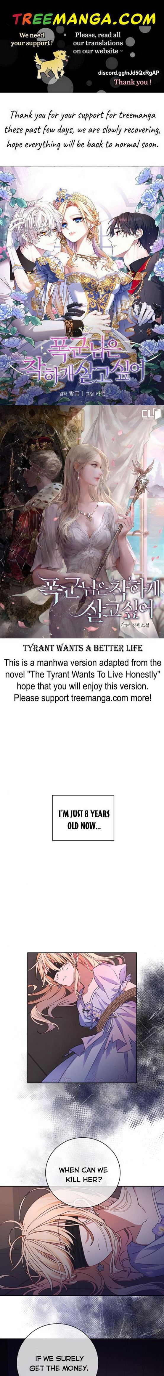 Tyrant Wants a Better Life Chapter 7 - Page 0