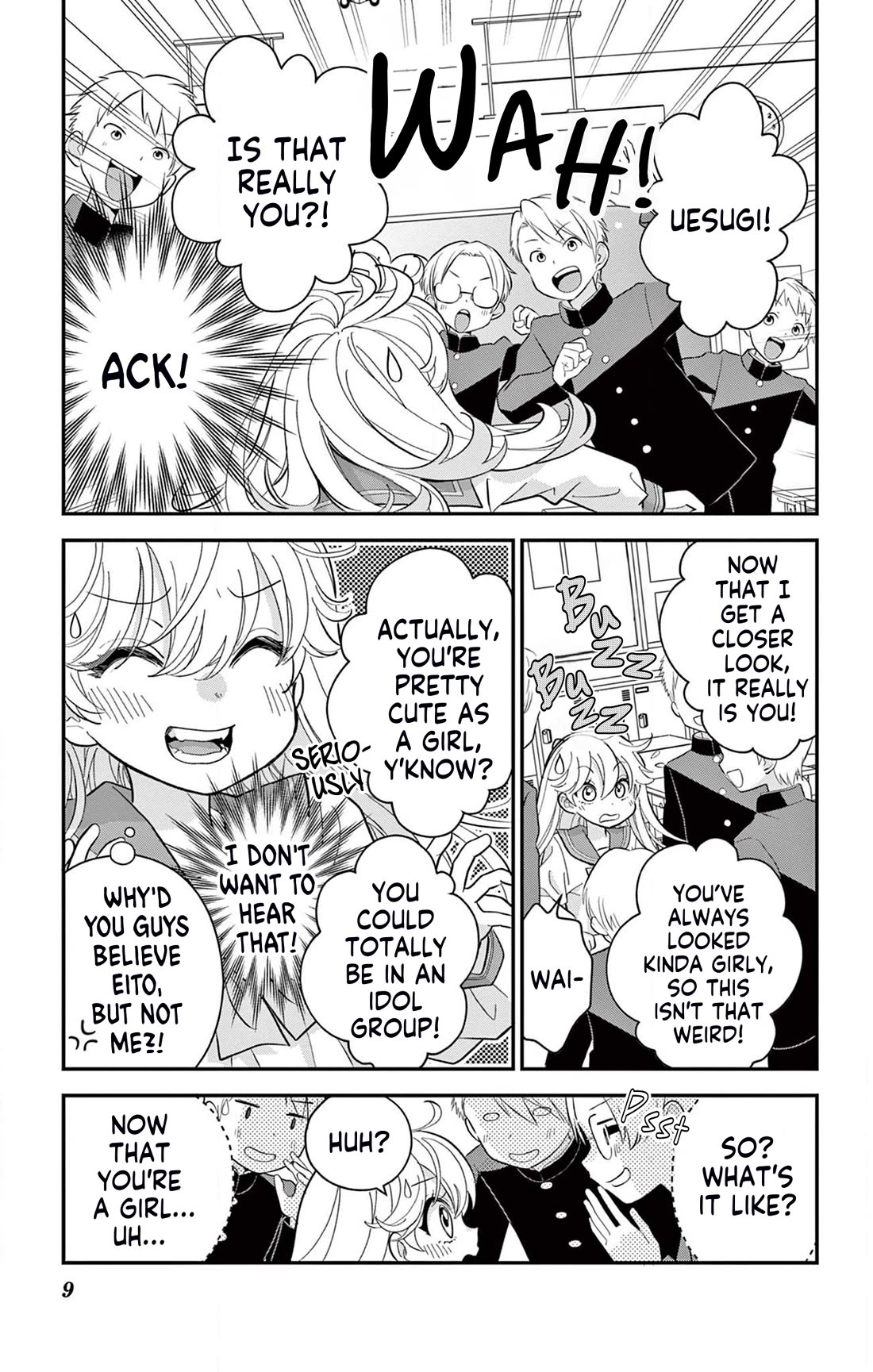 Uesugi-kun Wa Onnanoko Wo Yametai Chapter 4 - Page 9